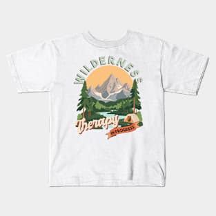 Wilderness Therapy Session in Progress Kids T-Shirt